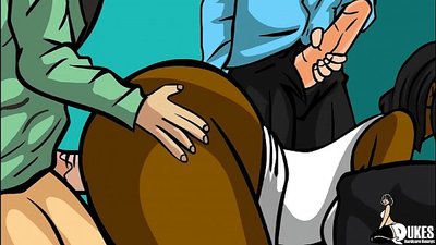 Nakipagtalik ang mga estudyante sa itim na guro pagkatapos ng klase